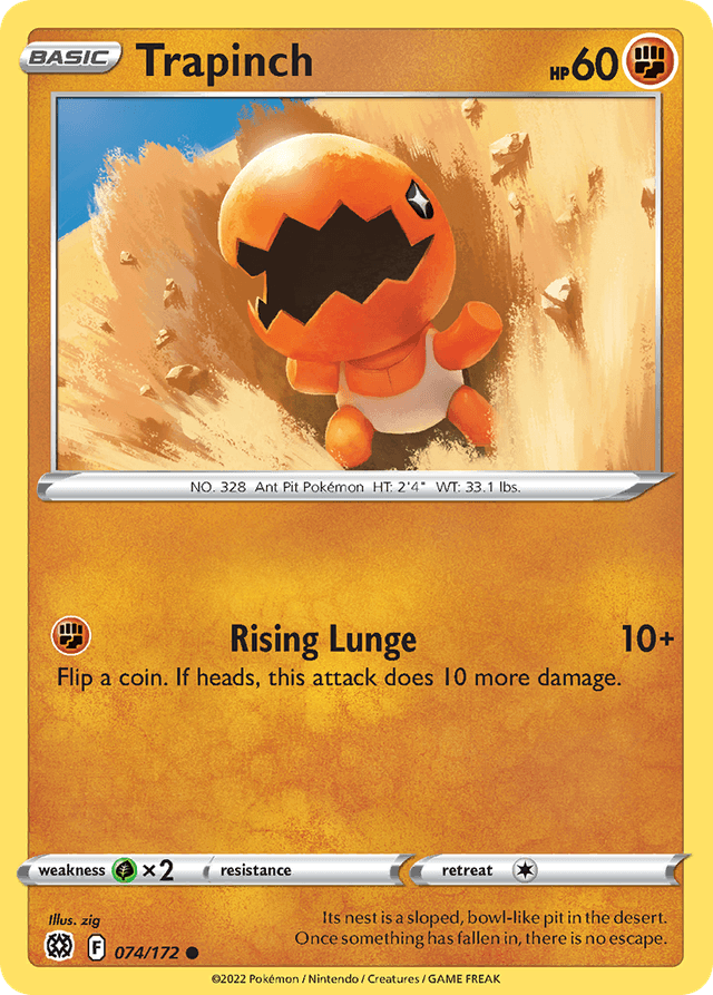 Trapinch — Brilliant Stars #74