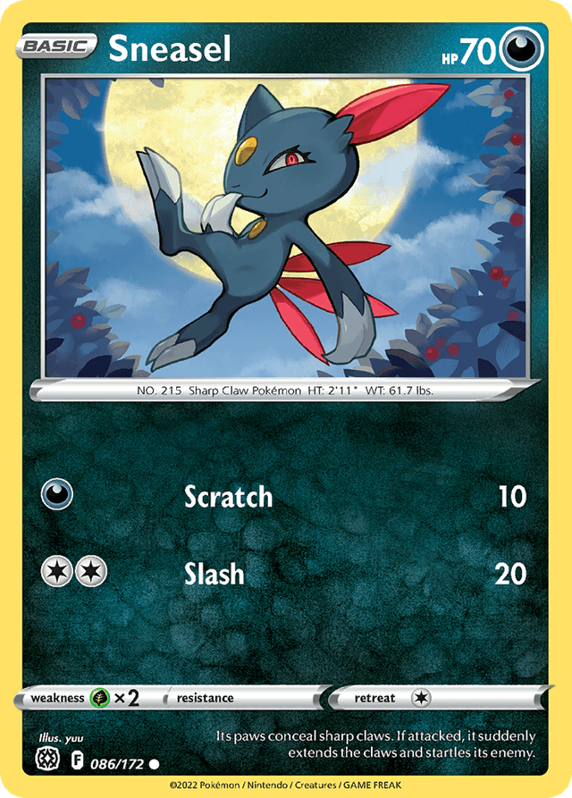Sneasel — Brilliant Stars #86