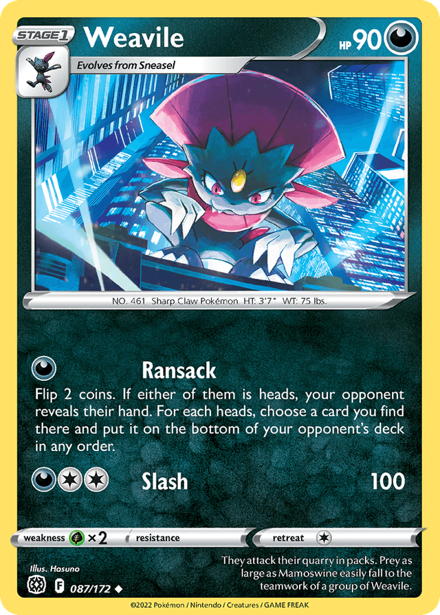 Weavile — Brilliant Stars #87