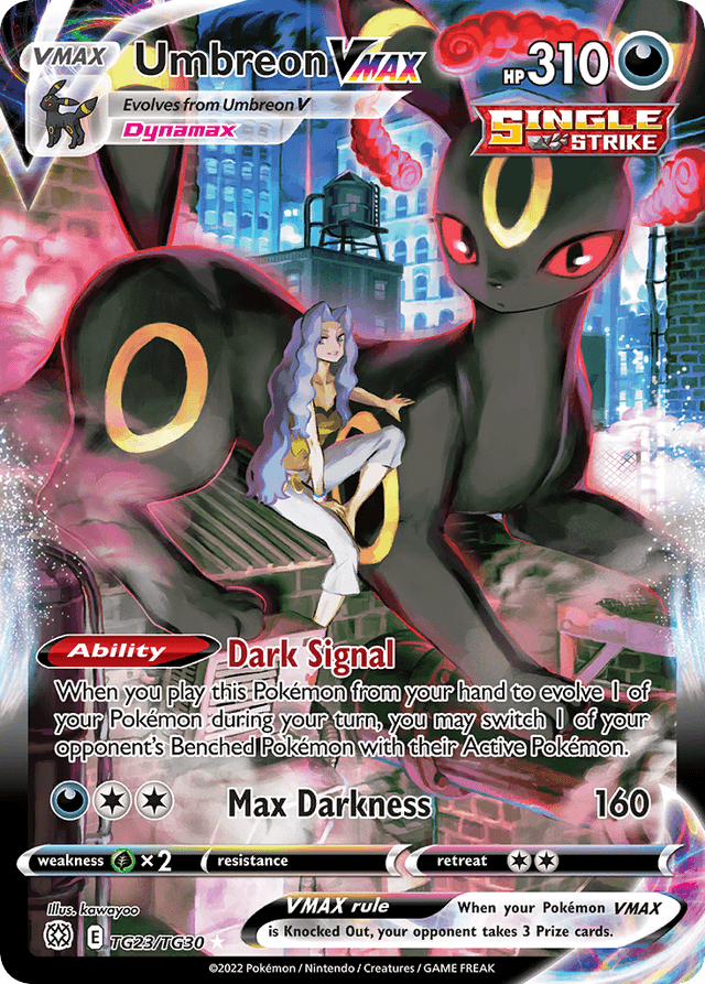 Umbreon VMAX — Brilliant Stars Trainer Gallery #TG23