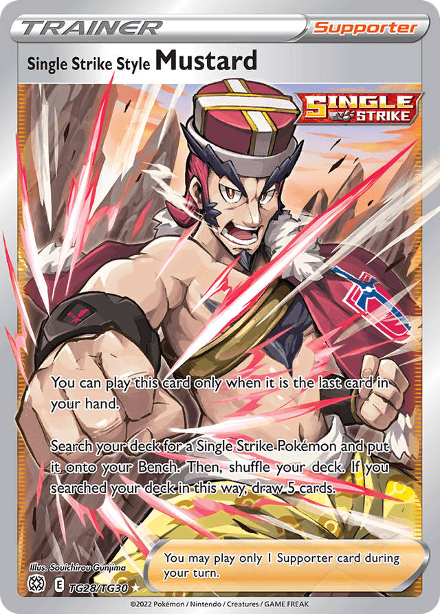 Single Strike Style Mustard — Brilliant Stars Trainer Gallery #TG28