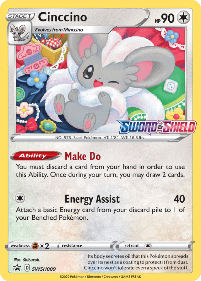 Cinccino — SWSH Black Star Promos #SWSH009