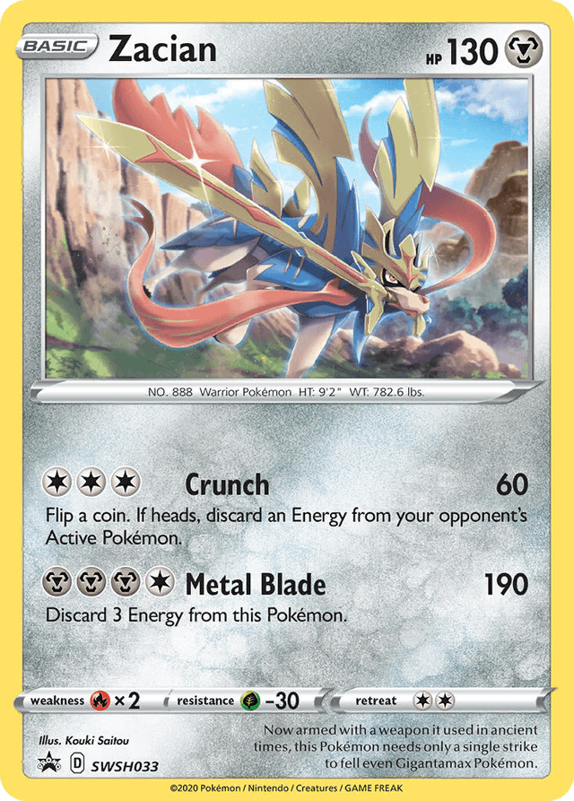 Zacian — SWSH Black Star Promos #SWSH033