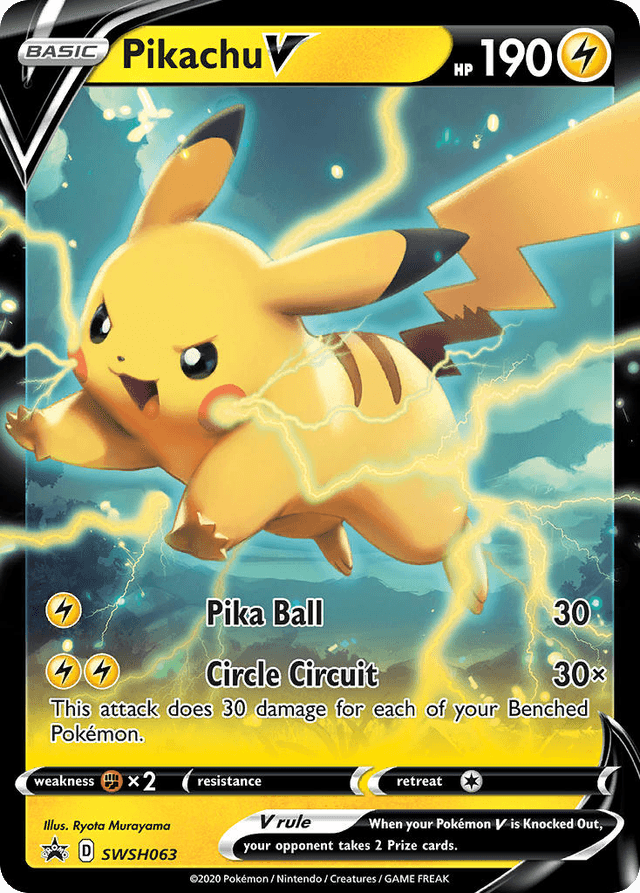 Pikachu V — SWSH Black Star Promos #SWSH063