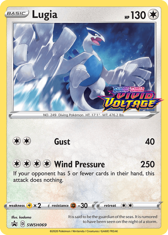 Lugia — SWSH Black Star Promos #SWSH069