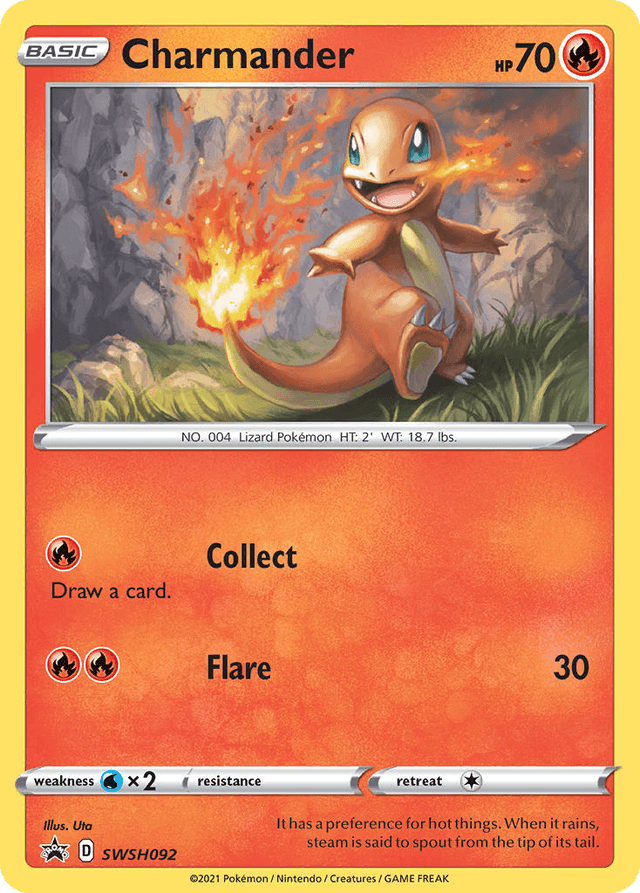 Charmander — SWSH Black Star Promos #SWSH092