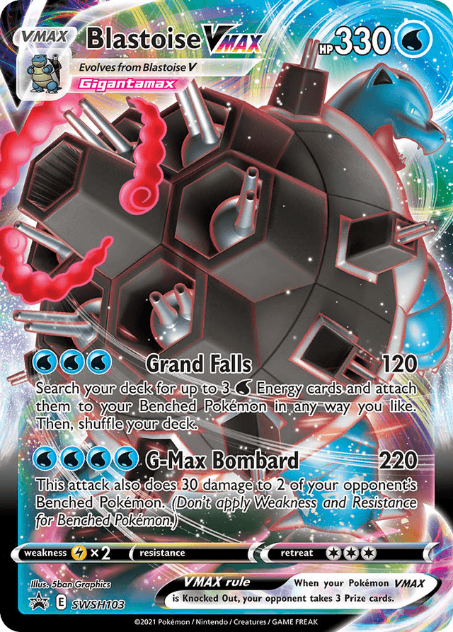 Blastoise VMAX — SWSH Black Star Promos #SWSH103