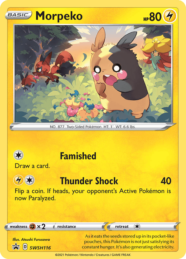 Morpeko — SWSH Black Star Promos #SWSH116