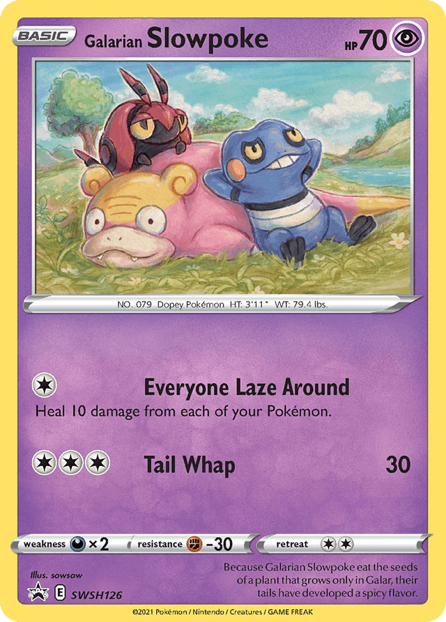 Galarian Slowpoke — SWSH Black Star Promos #SWSH126