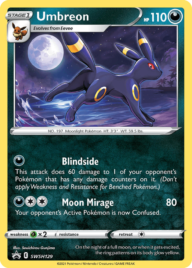 Umbreon — SWSH Black Star Promos #SWSH129