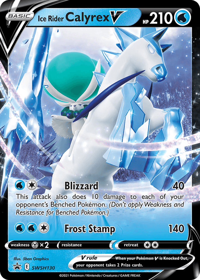 Ice Rider Calyrex V — SWSH Black Star Promos #SWSH130