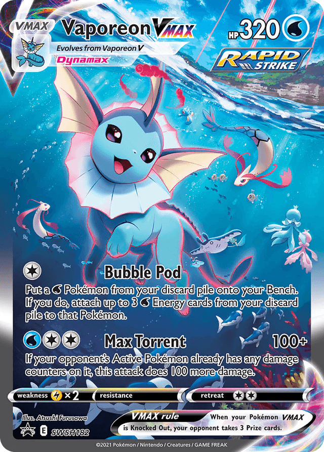 Vaporeon VMAX — SWSH Black Star Promos #SWSH182