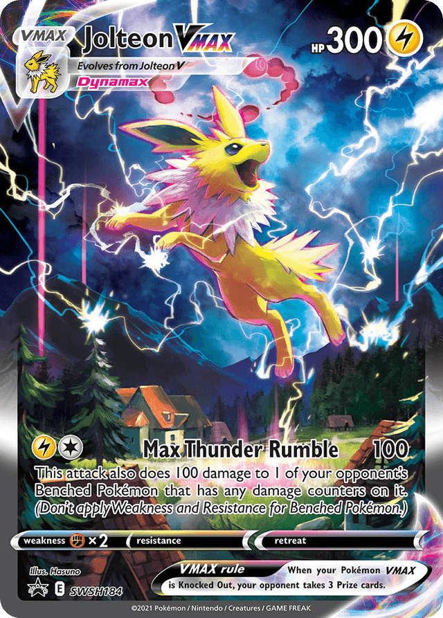 Jolteon VMAX — SWSH Black Star Promos #SWSH184