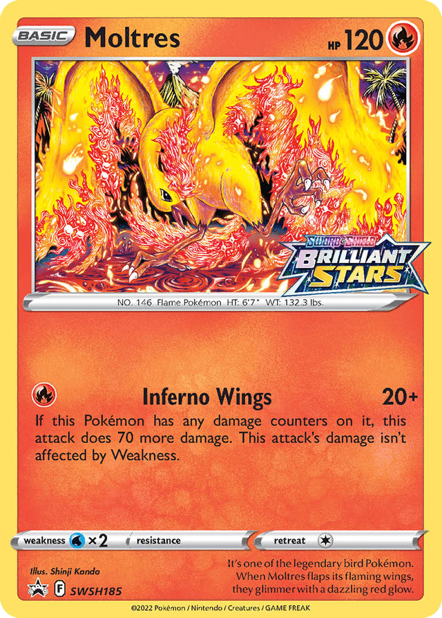 Moltres — SWSH Black Star Promos #SWSH185