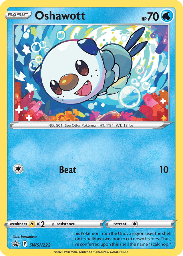 Oshawott — SWSH Black Star Promos #SWSH222
