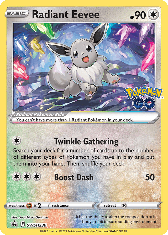 Radiant Eevee — SWSH Black Star Promos #SWSH230