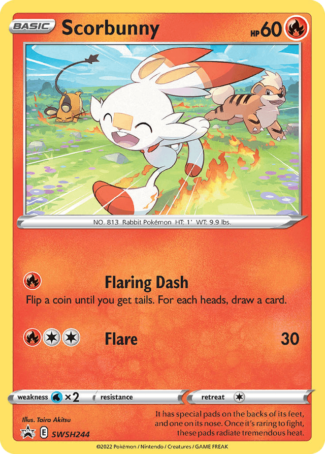 Scorbunny — SWSH Black Star Promos #SWSH244