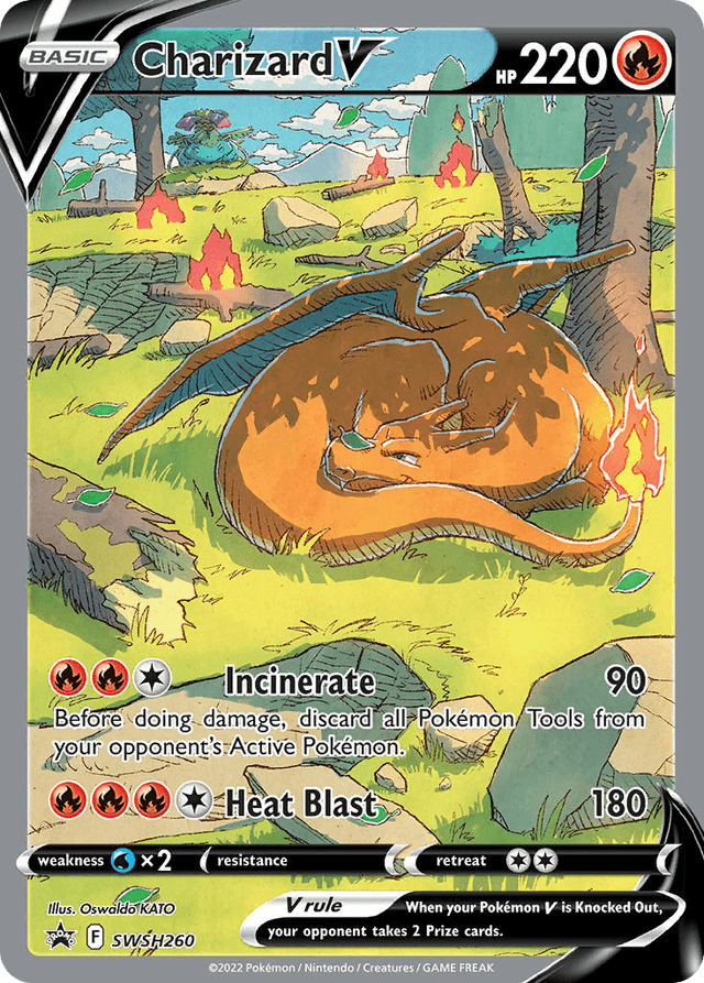 Charizard V — SWSH Black Star Promos #SWSH260