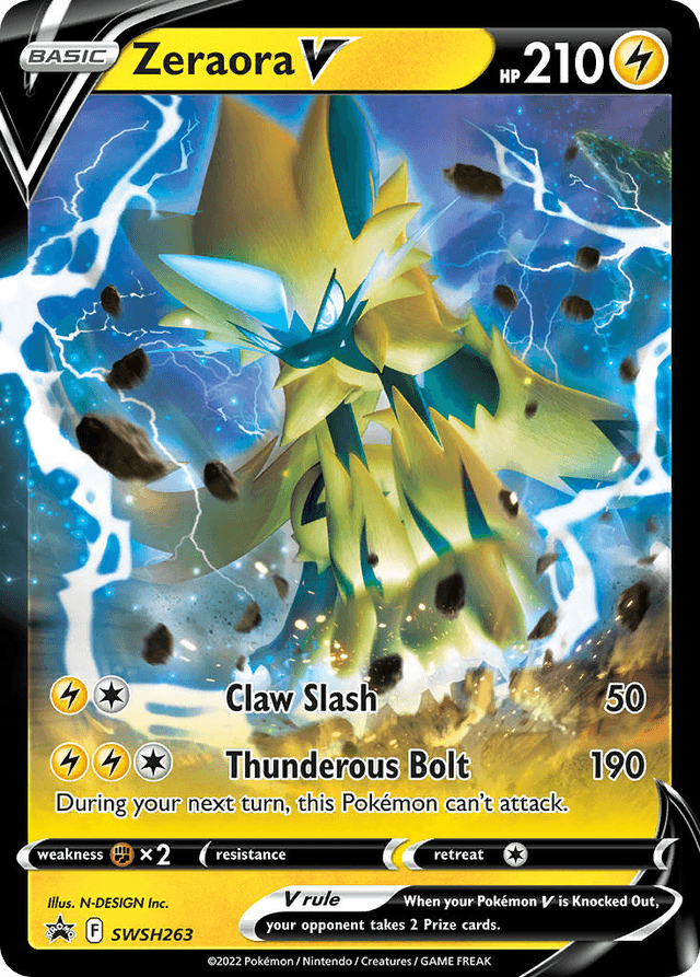 Zeraora V — SWSH Black Star Promos #SWSH263