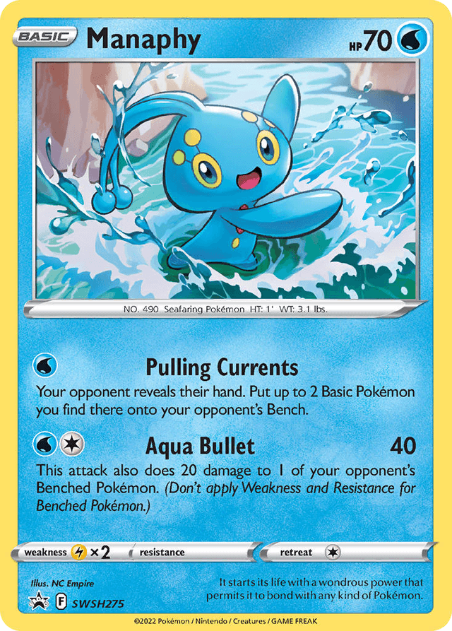 Manaphy — SWSH Black Star Promos #SWSH275