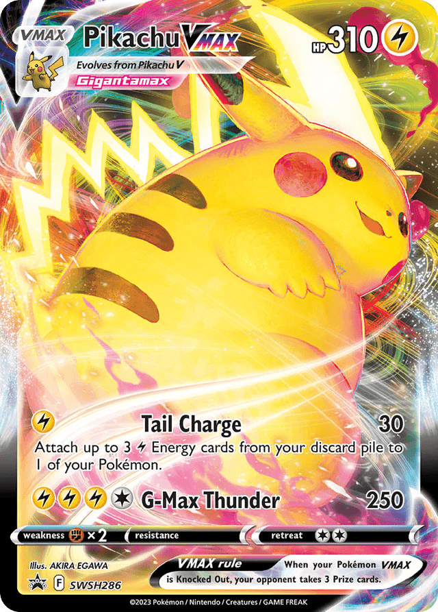 Pikachu VMAX — SWSH Black Star Promos #SWSH286