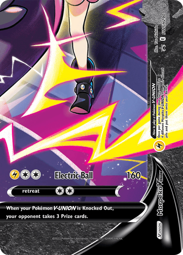 Morpeko V-UNION — SWSH Black Star Promos #SWSH290