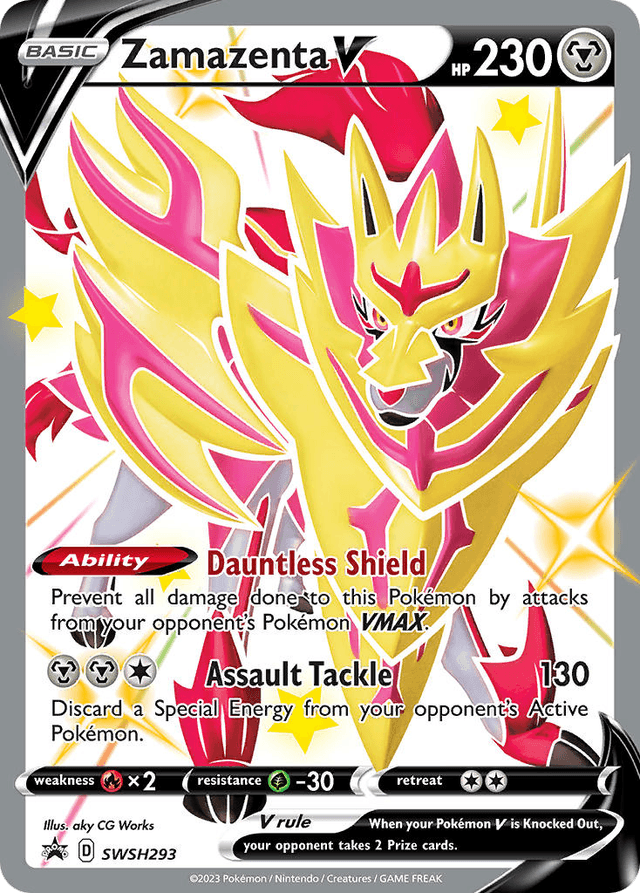 Zamazenta V — SWSH Black Star Promos #SWSH293