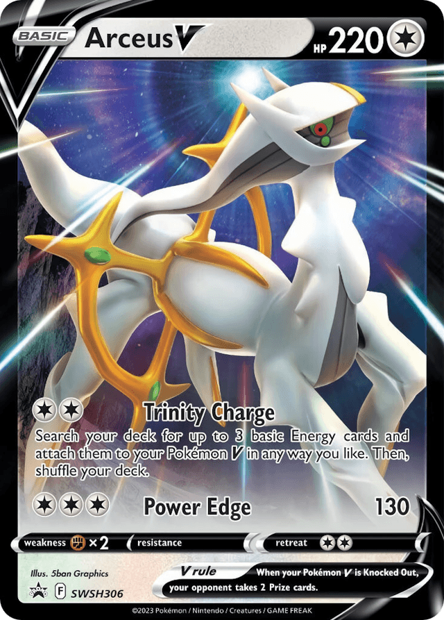 Arceus V — SWSH Black Star Promos #SWSH306