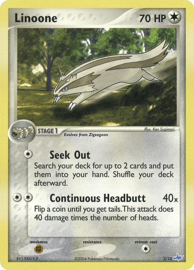 Linoone — EX Trainer Kit Latios #3