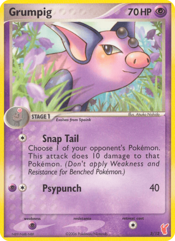 Grumpig — EX Trainer Kit 2 Plusle #3
