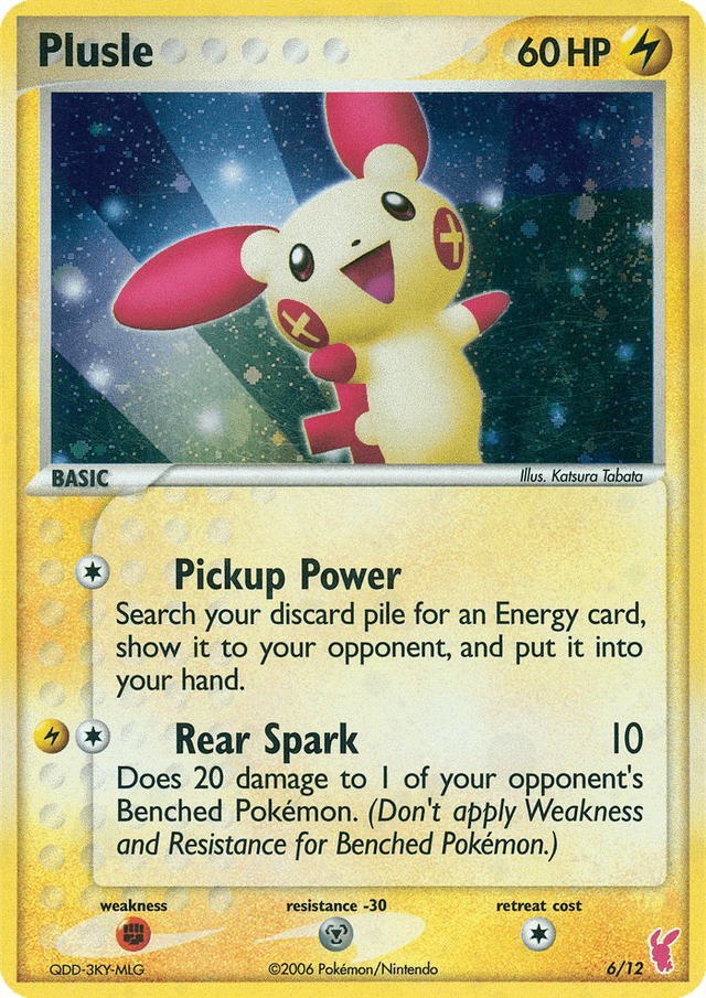 Plusle — EX Trainer Kit 2 Plusle #6