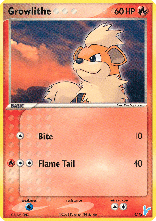Growlithe — EX Trainer Kit 2 Minun #4