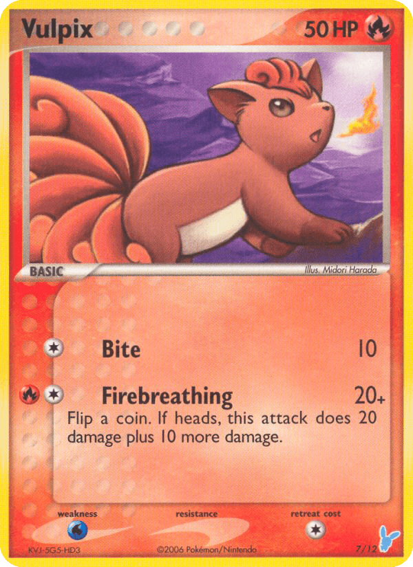 Vulpix — EX Trainer Kit 2 Minun #7