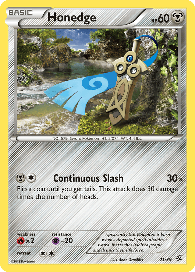 Honedge — Kalos Starter Set #21