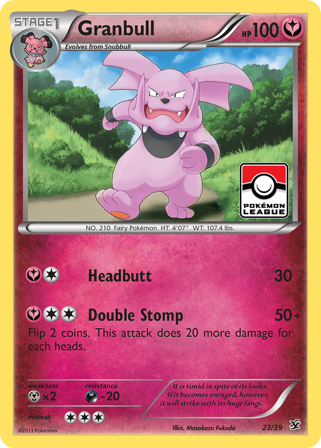 Granbull — Kalos Starter Set #23
