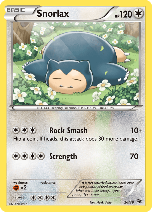 Snorlax — Kalos Starter Set #26