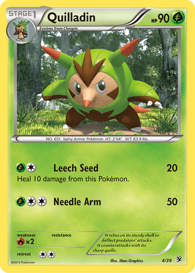 Quilladin — Kalos Starter Set #4