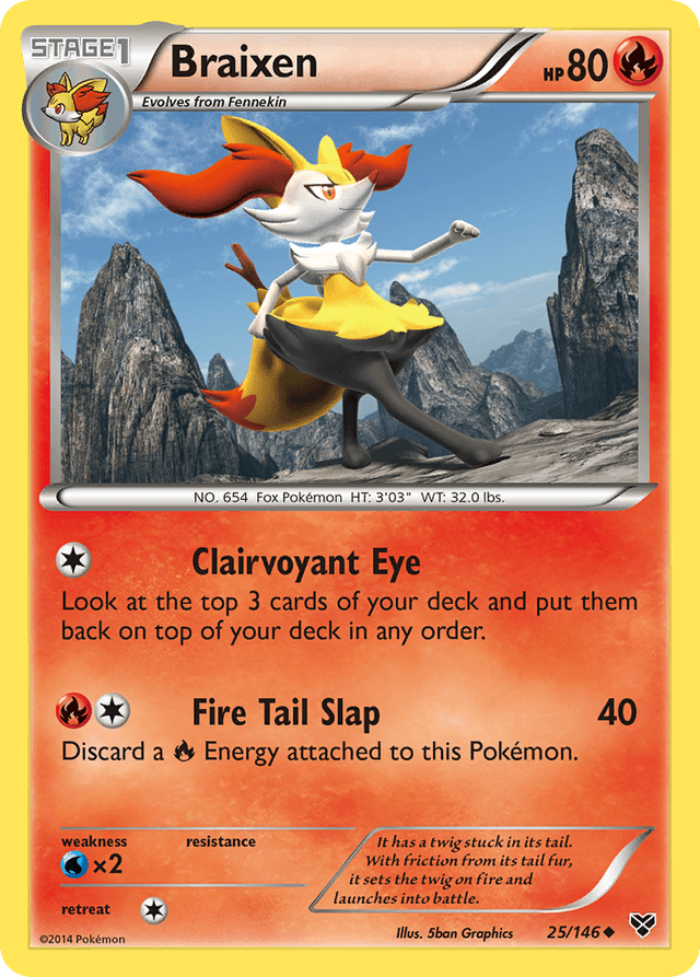 Braixen — XY #25