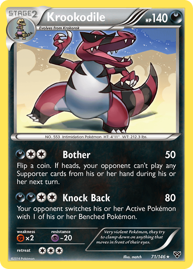 Krookodile — XY #71
