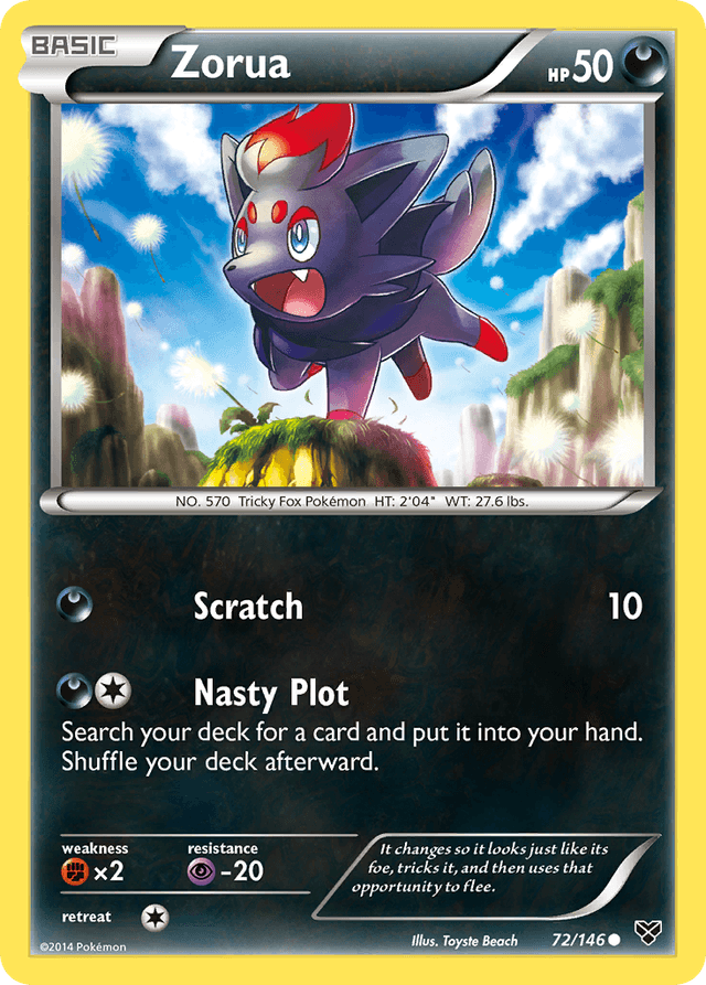Zorua — XY #72