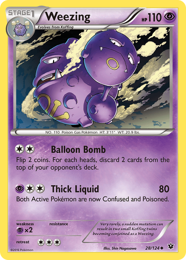 Weezing — Fates Collide #28