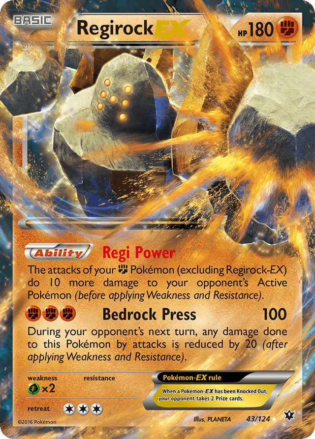 Regirock-EX — Fates Collide #43