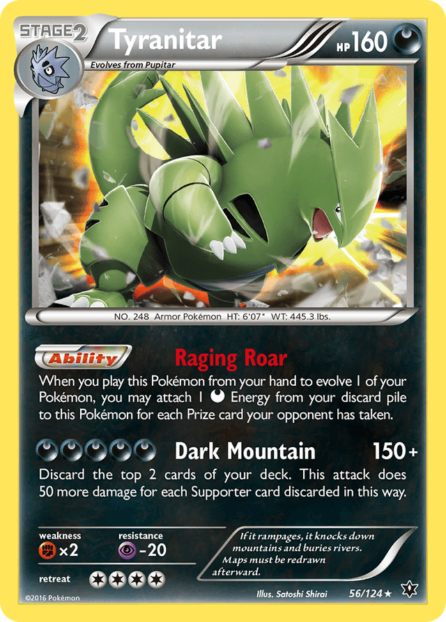 Tyranitar — Fates Collide #56