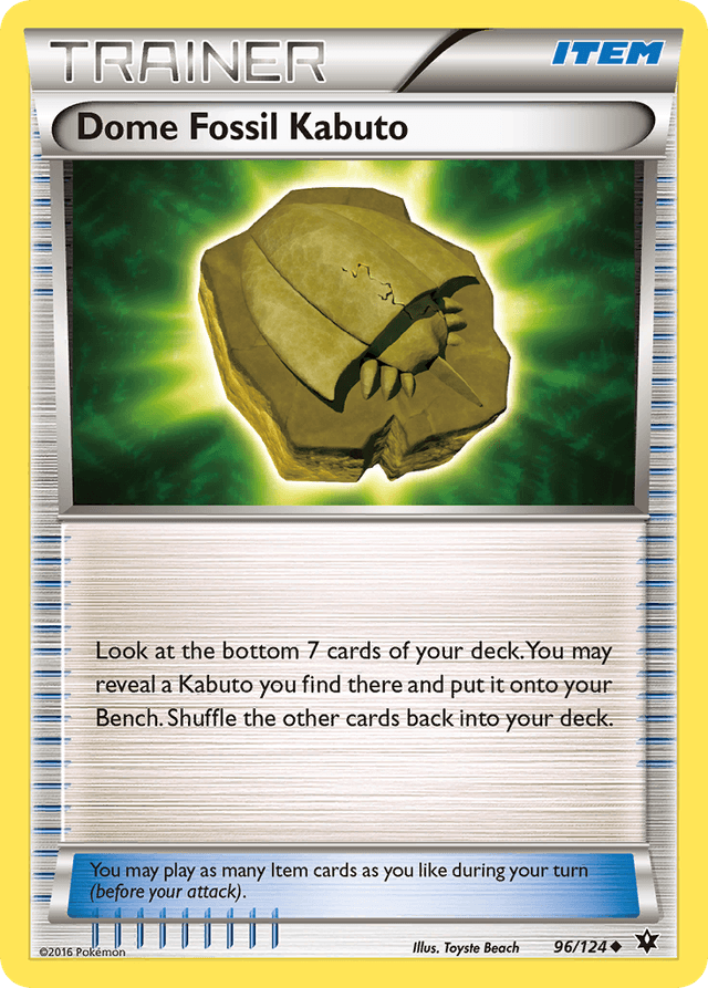 Dome Fossil Kabuto — Fates Collide #96