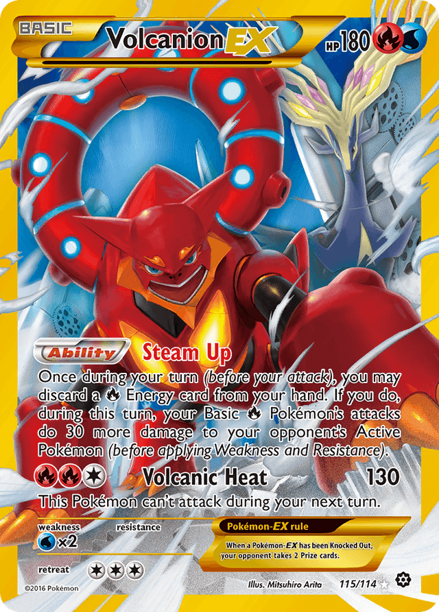 Volcanion-EX — Steam Siege #115