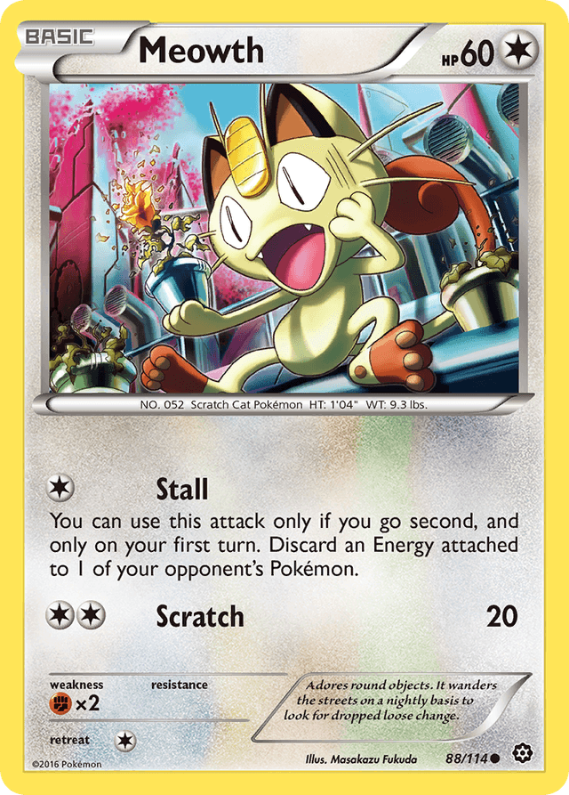Meowth — Steam Siege #88