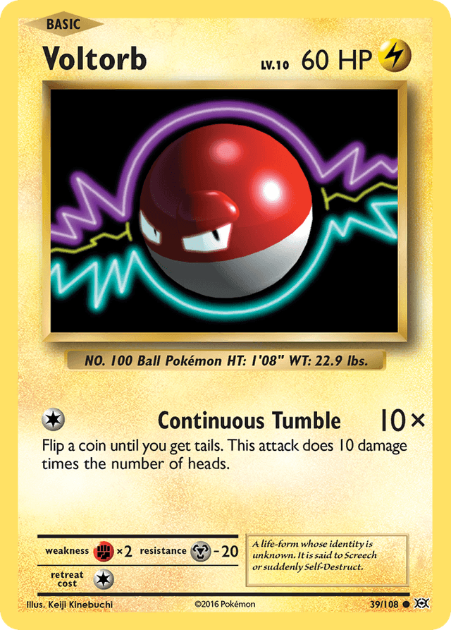 Voltorb — Evolutions #39
