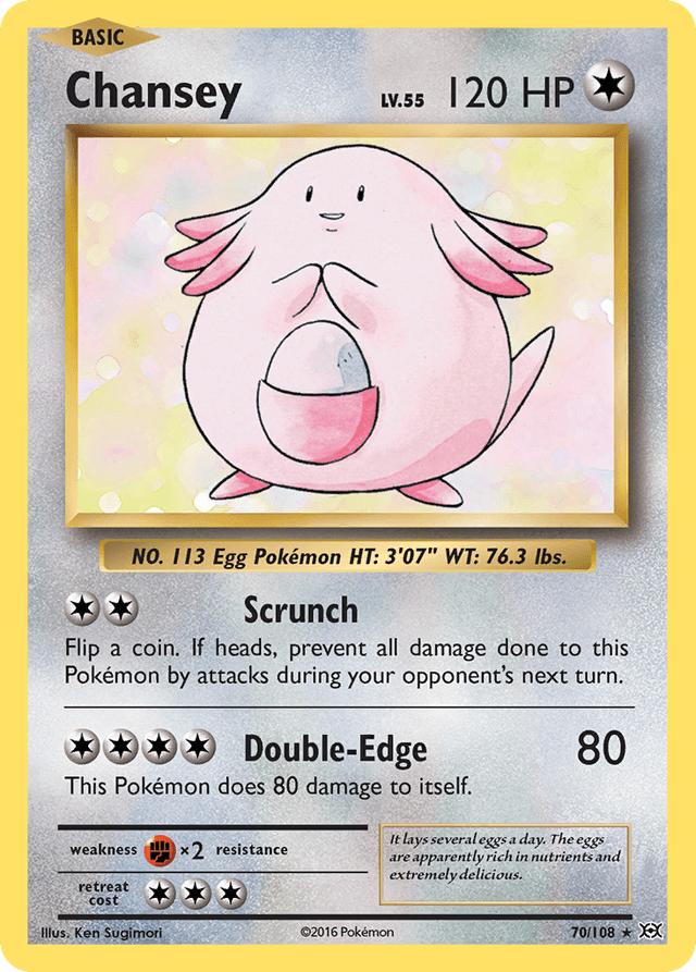 Chansey — Evolutions #70