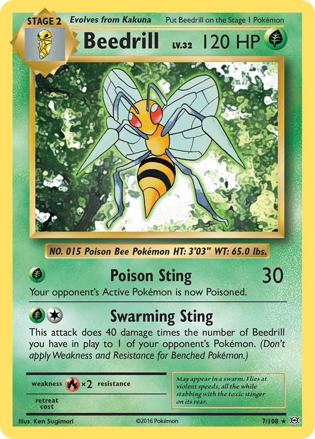 Beedrill — Evolutions #7