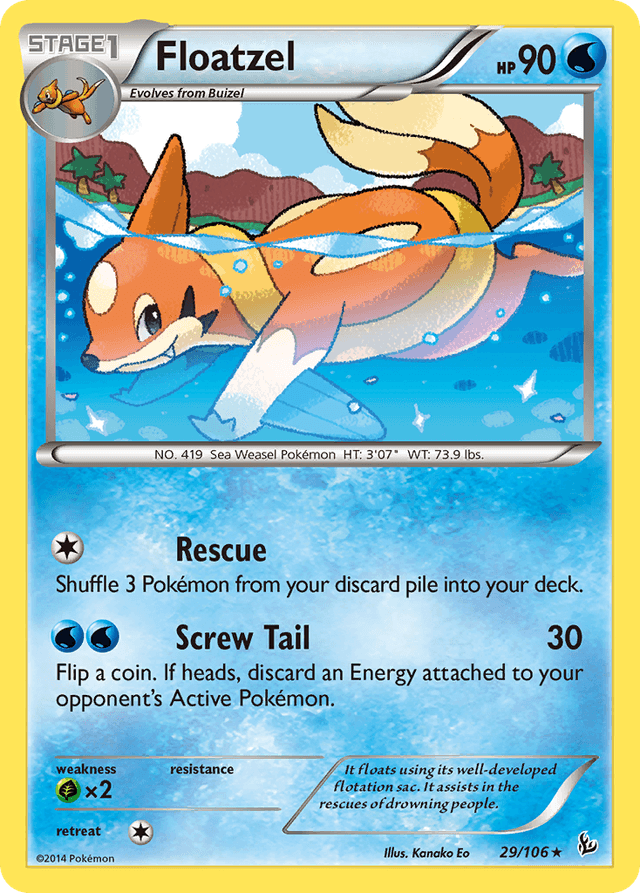 Floatzel — Flashfire #29